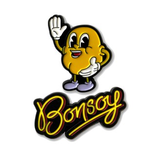 Bonsoy Bean Boy Badge/Pin  เข็มกลัดบอนซอย