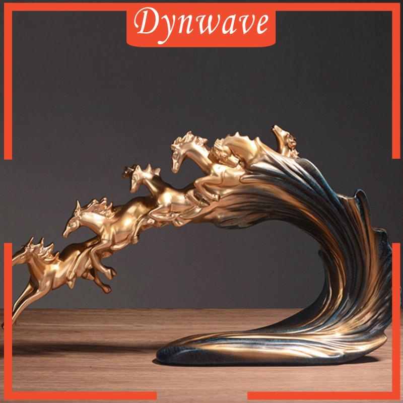 dynwave-รูปปั้นม้า-สไตล์ยุโรป-สําหรับตกแต่งห้องนอน-งานฝีมือ-ของสะสม