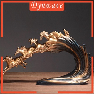 [Dynwave] รูปปั้นม้า สไตล์ยุโรป สําหรับตกแต่งห้องนอน งานฝีมือ ของสะสม
