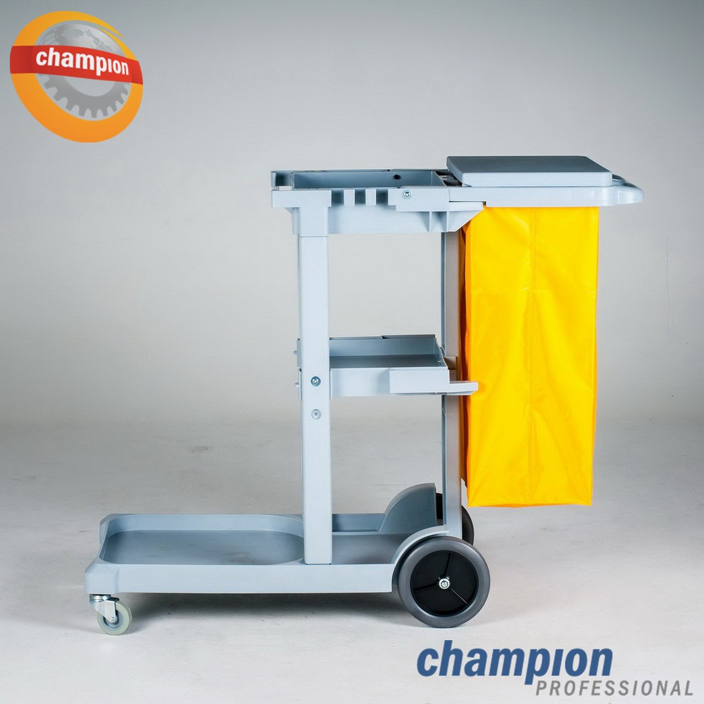 รถเข็นอุปกรณ์ทำความสะอาด-janitor-cart