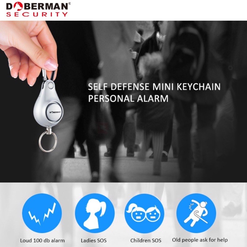 doberman-se-0120-mini-personal-alarm-อุปกรณ์ขอความช่วยเหลือฉุกเฉิน