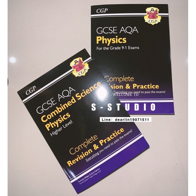 GCSE Combined Science: Physics AQA Higher Complete Revision 2books ...