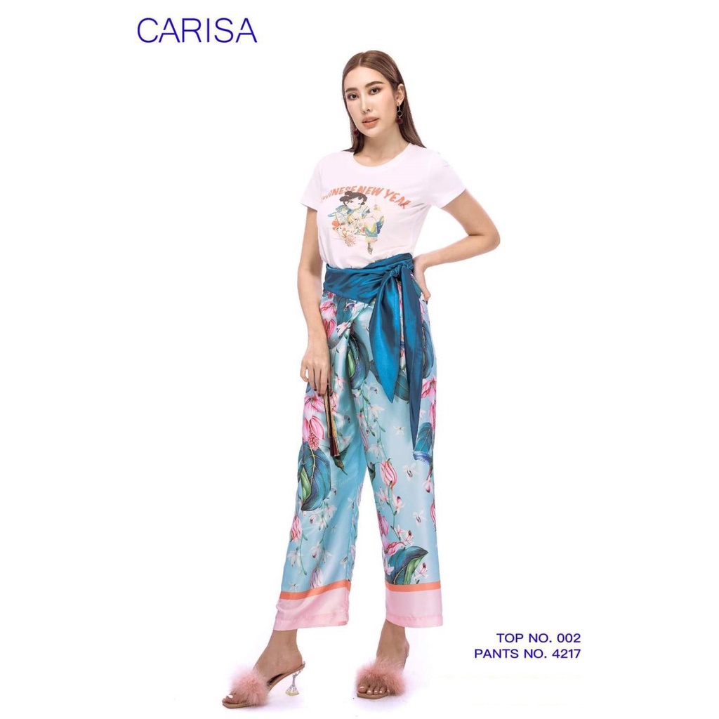 carisa-กางเกง-warp-pant-ผ้า-silk-satin-กางเกงผูกผ้าเอว-สกรีนลาย-สวมใส่สบายมาก-ผ้าเย็นสบาย-ไม่ร้อนไม่คัน-ตรุษจีน-4217