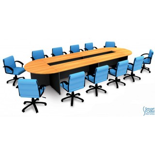 ชุดโต๊ะประชุม 12 ที่นั่ง ยี่ห้อ Smartform รุ่น 5CFC45 ส่งฟรีทั่วประเทศ!!