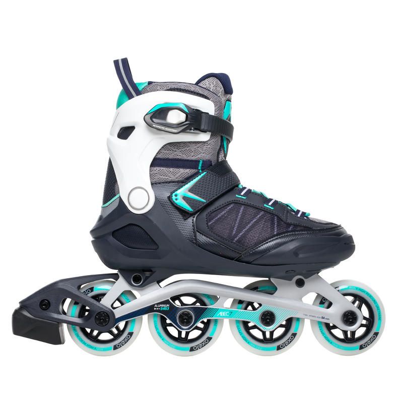 รองเท้าสเก็ต-roller-skate-โ-รลเลอร์สเก็ต-รองเท้าสเก็ตผู้หญิง-oxelo-รองเท้าอินไลน์สเก็ต-fit500-womens-inline-skates