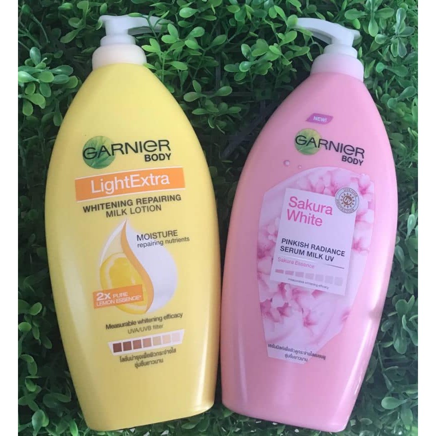 กานิเย่โลชั่น-กานิเย่โลชั่น-garnigr-สีชมพู-ซากุระ-สีเหลืองเลมอน-400ml