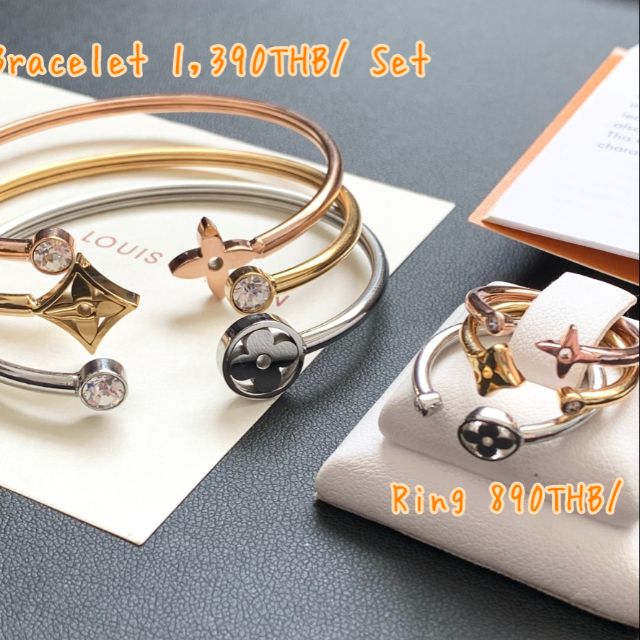 Idylle Blossom Twist Bracelet, White Gold - Categories Q95536