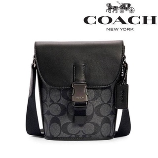 กระเป๋า Coach Track Small Flap Crossbody Bag แท้💯 ส่งฟรี