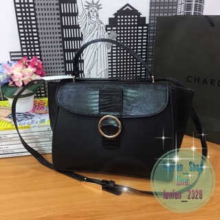 charles &kieth circular buckle handbag 2017