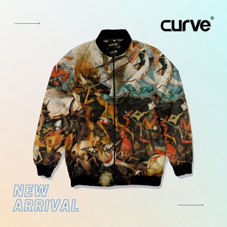 Curve เสื้อแจ็คเกต ลายเท่ๆ ใส่กันลม กันหนาว SET05