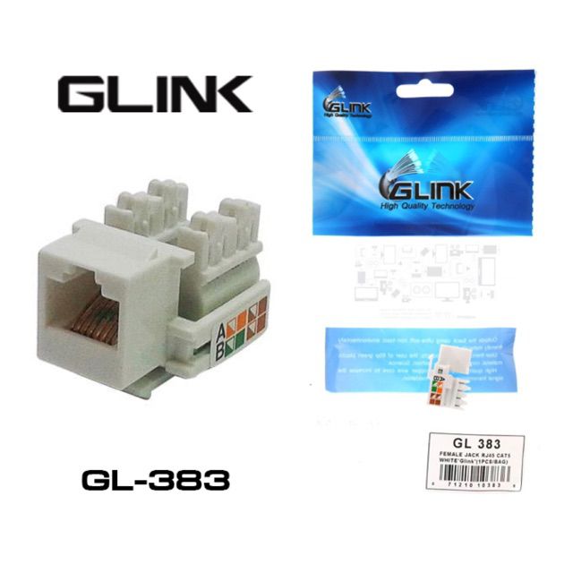 jack-rj45-หัวเต้ารับตัวเมีย-cat5-glink