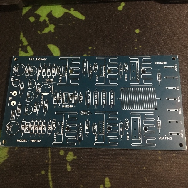 แอมป์จิ๋ว-pcb-เครื่องขยายเสียง-ymh-ยามาฮ่า-ไดร์3ชั้น-pcbอย่างดี