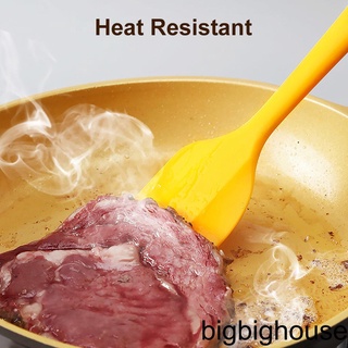 [Biho] One-piece Silicone Baking Spatula Heat-Resistant Non-stick Scraper Kitchen Utensil Dishwasher Safe