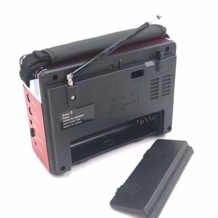 ภาพสินค้าเครื่องเล่นวิทยุ วิทยุไฟฉายในตัว วิทยุพกพา วิทยุ AM/FM/SW รุ่น PL-004-4Uมีช่องเสียบ USB , SD CARD ฟังเพลง MP3 จากร้าน onehappy9 บน Shopee ภาพที่ 3