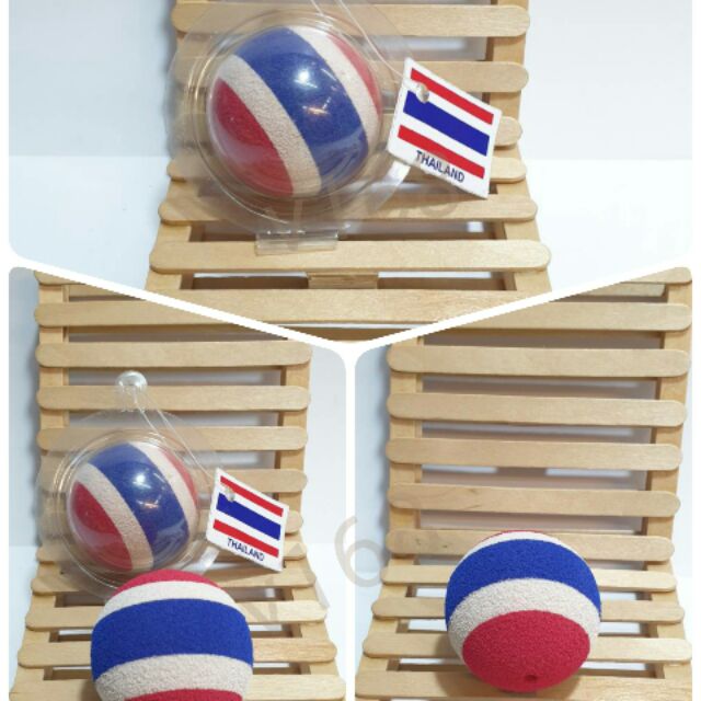 บอลเสียบเสาอากาศรถยนต์ลายธงชาติไทย