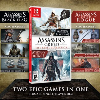 ภาพขนาดย่อของภาพหน้าปกสินค้าAssassin's Creed The Rebel Collection Nintendo Switch Game แผ่นแท้มือ1 จากร้าน phungzzz บน Shopee
