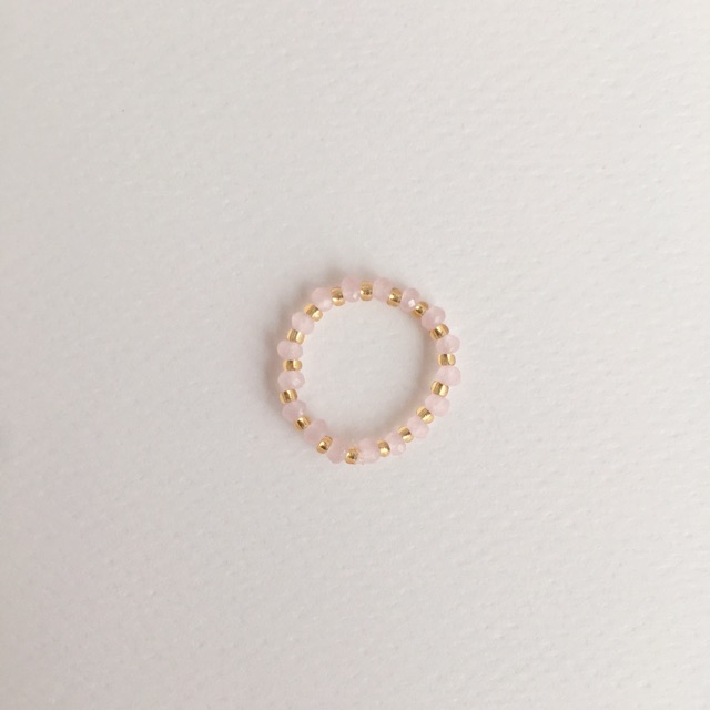 baby-pastel-crystal-beads-ring-แหวนคริสตัล