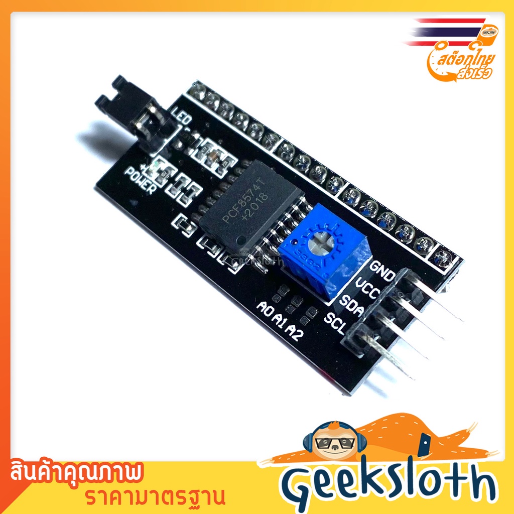 1602 2004 LCD Adapter Plate IIC I2C Interface for arduino | Shopee Thailand