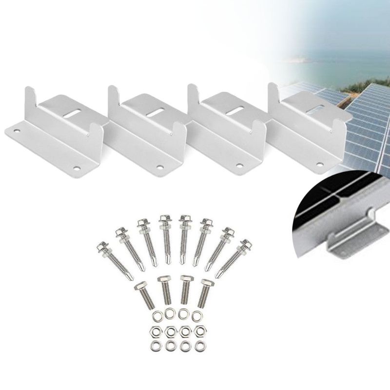 ขายดี-ตัวยึดแผงโซลาร์เซลล์-หลังคา-รองรับ-z-bracket-สําหรับเรือ-rv-4-ชิ้น