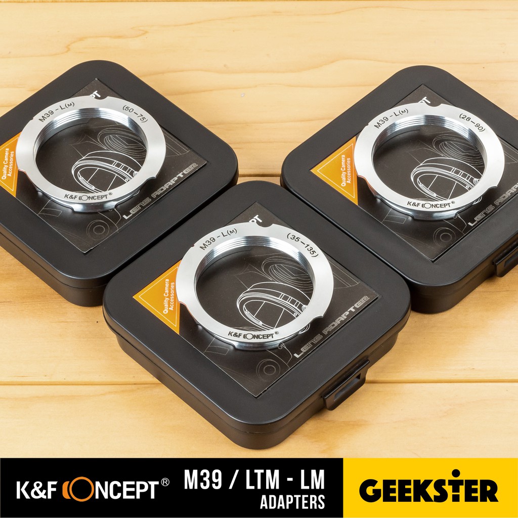 รูปภาพสินค้าแรกของK&F เมาท์แปลง M39 / LTM / L39 - Leica M Lens Adapter ( LM )