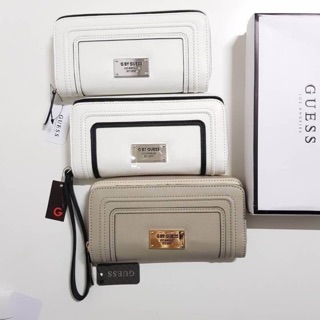 แท้💯% Guess leather wallet กระเป๋าสตางค์ใบยาว