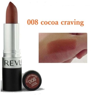 ภาพหน้าปกสินค้าRevlon008 Cocoa Craving ลิปสติกเรฟลอน เบอร์ 008 ที่เกี่ยวข้อง