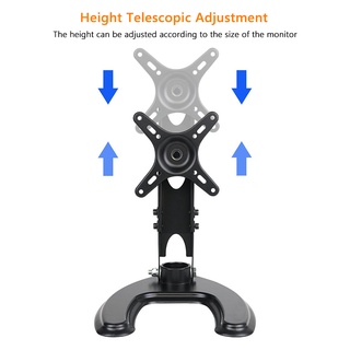 Universal Rotating Desktop Aluminum Alloy Bracket Waterproof Folding Monitor Display Base Adjustable Height for Echo Sho