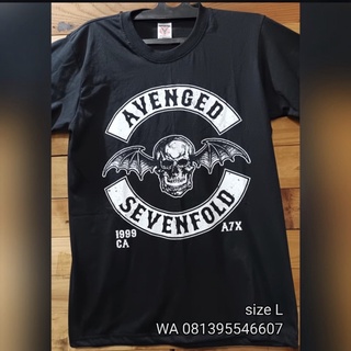 เสื้อยืด พิมพ์ลาย Metal ROCK Music A7X AVENGED SEVENFOLD ORIGINAL Preprebel สําหรับผู้ชาย