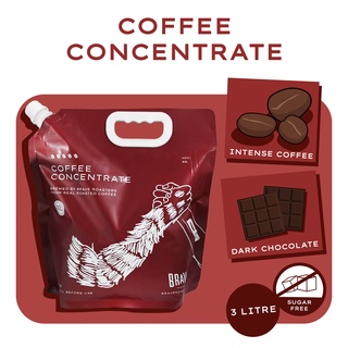 ภาพหน้าปกสินค้า[Brave Roasters] กาแฟ Concentrate เข้มข้น - 3 ลิตร (นำไปผสมทำเป็นเมนูกาแฟต่างๆได้ง่ายๆ) *แถมCodeลดราคามูลค่า50บาท* ซึ่งคุณอาจชอบราคาและรีวิวของสินค้านี้