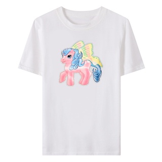 เสื้อยืดสีขาว92399#  เสื้อยืดคอกลม แขนสั้น ทรงหลวม แฟชั่นฤดูใบไม้ผลิ และฤดูร้อน