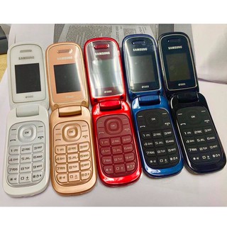 โทรศัพท์มือถือซัมซุง SAMSUNG GT-E1272 ใหม่ (สีดำ) มือถือฝาพับ  ใช้ได้ 2 ซิม ทุกเครื่อข่าย AIS TRUE DTAC MY 3G/4G ปุ่มกด