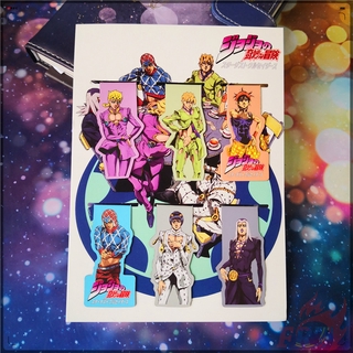 Jojo  S Bizarre Adventure Series A - Anime ที่คั่นหนังสือแม่เหล็ก 6 ชิ้น / ชุด