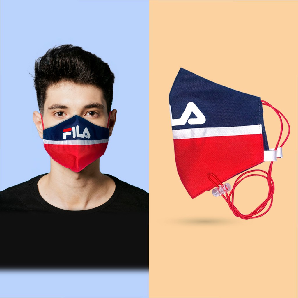 ภาพสินค้าFila Collection Duo Pack Promotion หน้ากากผ้า Basic Mask (เซทคู่) (389) จากร้าน landcoplus บน Shopee ภาพที่ 3