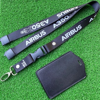 Airbus A350XWB LANYARD FREE ID HOLDER พรีเมี่ยม