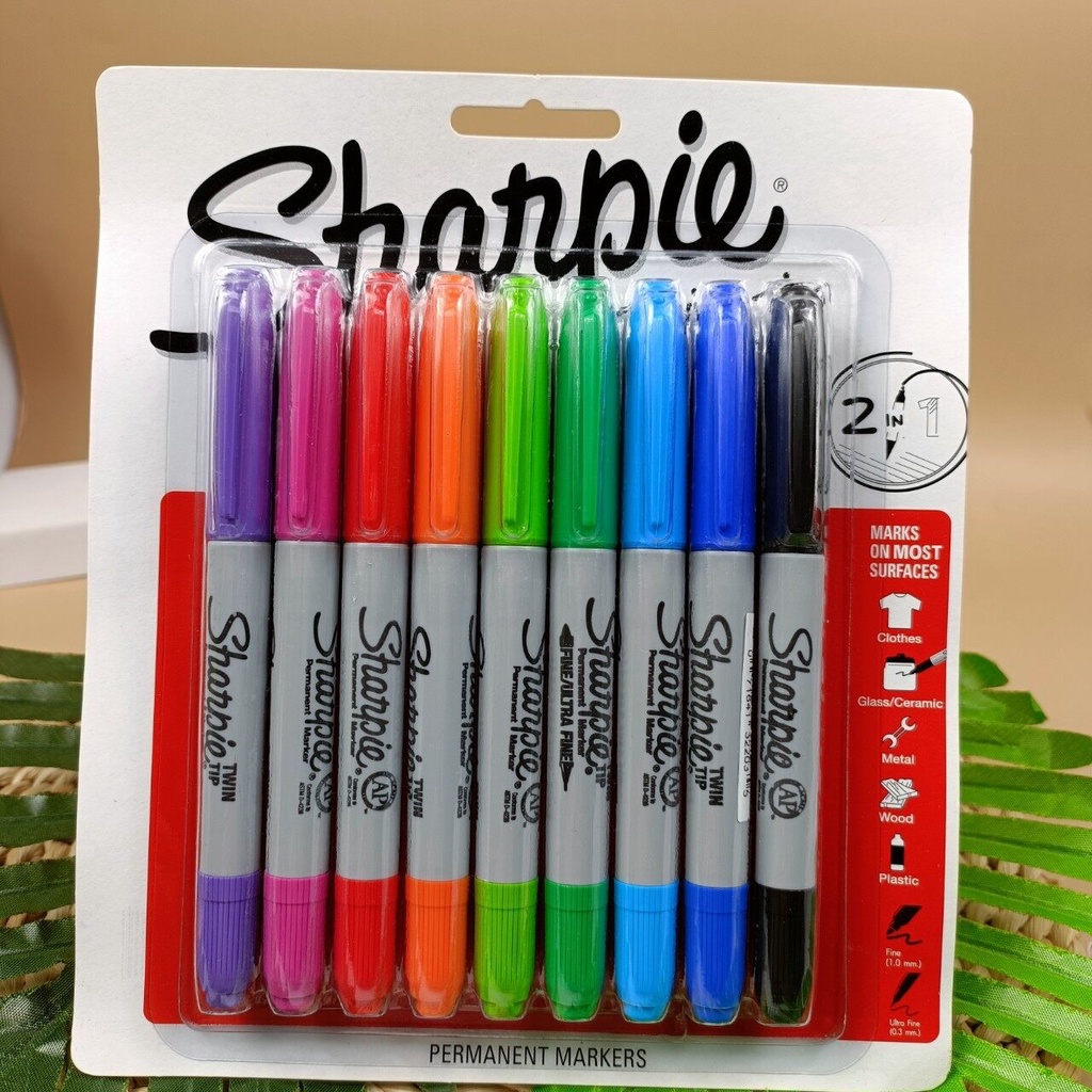 SHARPIE TWIN TIP P9 คละสี | Shopee Thailand