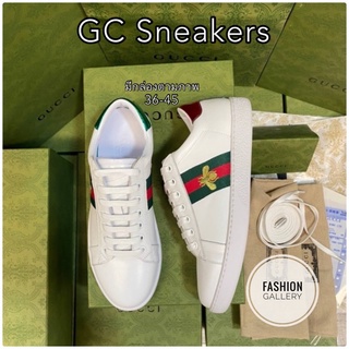 **มีเก็บปลายทาง**รองเท้าผ้าใบ แฟชั่น GC Sneakers ลายผึ้ง สุดฮิต สีคุมโทน มีกล่อง ใส่ได้ทั้งผู้ชายและผู้หญิง พร้อมส่ง