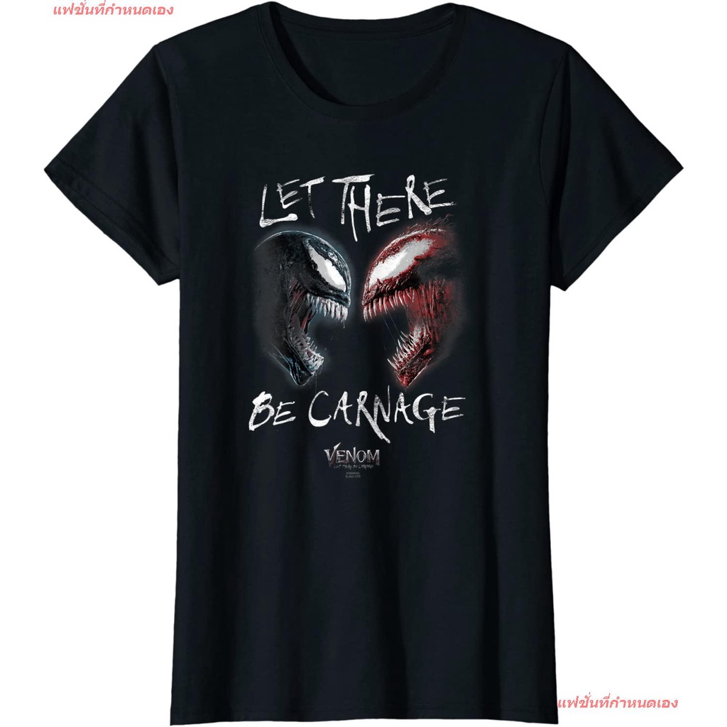 เสื้อยืดลำลองแฟชั่นที่กำหนดเอง-ฮีโร่พลังเทพเจ้า-มาร์เวลคอมิกส์-marvel-venom-let-there-be-carnage-amp-venom-showtime-vs-t