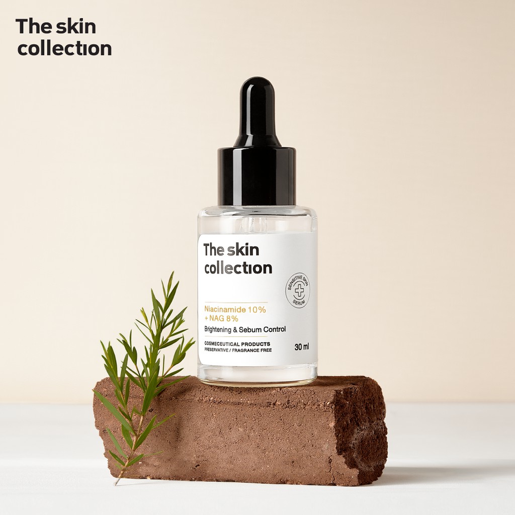 รูปภาพสินค้าแรกของเซรั่มช่วยให้ผิวกระจ่างใส แก้ปัญหาผิวจากรอยดำ รอยแดง The Skin Collection Serum Niacinamide10% + NAG8% 30ml