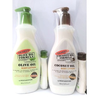 แพคสุดคุ้ม4000ml.free50ml. palmer coconut oil lotion/olive oil lotion(โคโคนัทออยโลชั่น/โอลีฟออยโลชั่น)