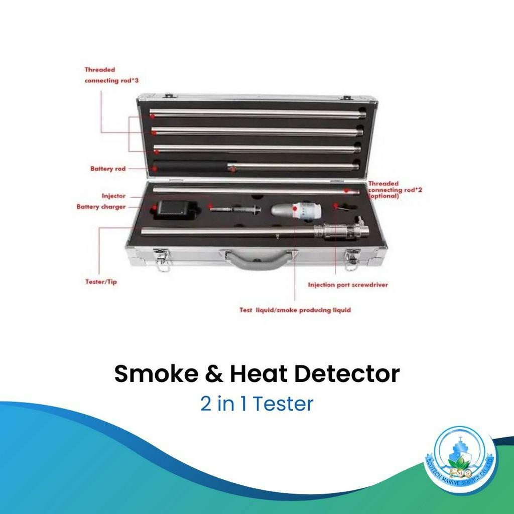 2 in 1 Smoke Detector Test Equipment heat detector tester kit Shopee Thailand
