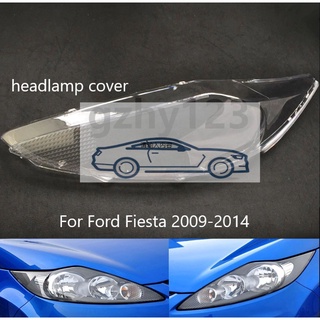 ฝาครอบเลนส์ไฟหน้า แบบใส สําหรับ Ford Fiesta 2009 2010 2011 2012 2013 2014