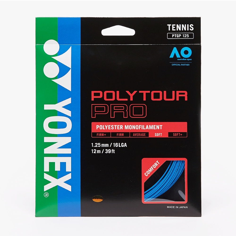 ภาพสินค้าYonex เอ็นไม้เทนนิส Polytour Pro 18G/1.15mm , 16L/1.25mm Tennis String Reel (4แบบ) จากร้าน apxofficial บน Shopee ภาพที่ 3