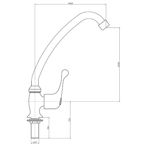 duss-d13-ก๊อกซิงค์-ตั้งเคาเตอร์-brass-faucet-ก๊อกน้ำ-ทองเหลือง-ชุบโครเมี่ยม-วางเคาเตอร์-d-13