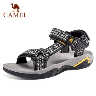 Camel รองเท้าแตะ กันลื่น น้ําหนักเบา ทนต่อการเสียดสี เหมาะกับเดินชายหาดกลางแจ้ง สําหรับผู้ชาย
