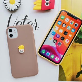 ภาพหน้าปกสินค้าเคสโทรศัพท์มือถือ แบบนิ่ม ลายเฟรนช์ฟราย 3D สีน้ําตาล สีเหลือง สําหรับ iphone 6s 7 8 plus11 SE xs 12 mini max pro ซึ่งคุณอาจชอบสินค้านี้
