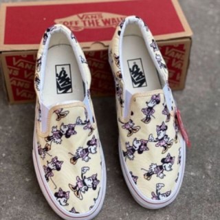 Vans slip on Minnie Mose/มีบริการเก็บเงินปลายทาง(รองเท้า+กล่อง)