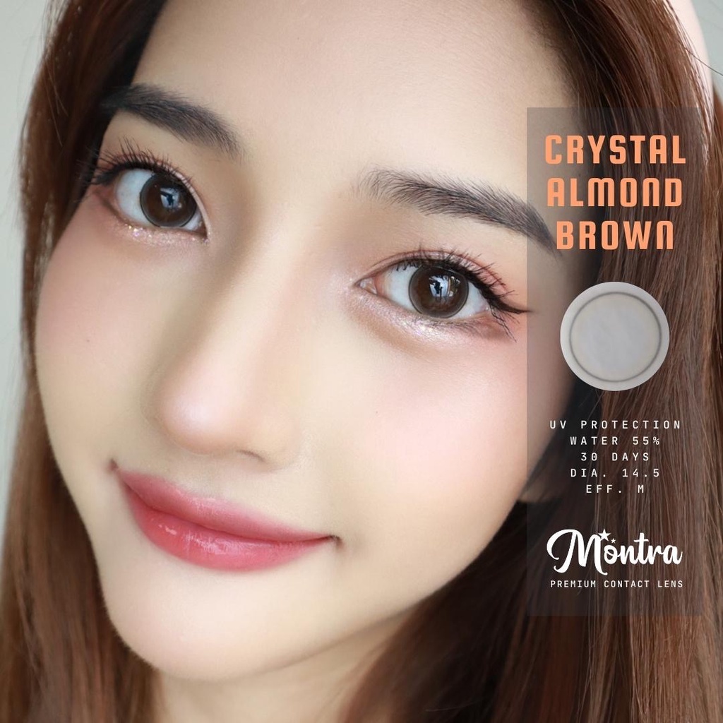 คอนแทคเลนส์-crystal-almond-brown-brown-gray-montra-ขนาดกลาง-ตาเงาฉ่ำวาว