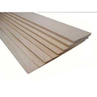 ไม้บัลซ่าชนิดแผ่น กว้าง 4 นิ้ว ( Balsa Wood Sheet ) บัลซ่า Balsa ไม้บัลซ่า