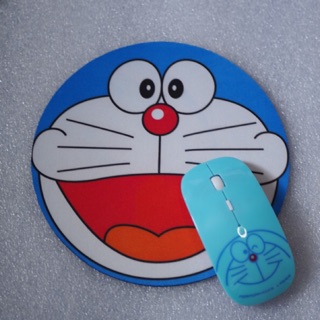 Doraemon เมาส์โดเรม่อนไร้สาย แผ่นรองเมาส์ โดเรม่อน