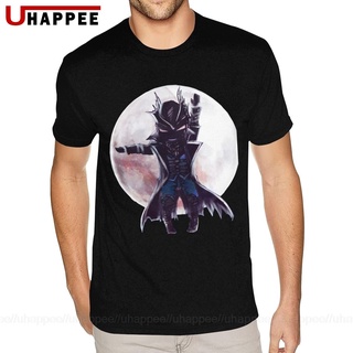เสื้อยืดแขนสั้น พิมพ์ลาย Bloodborne The Hunter แฟชั่นเรโทร สไตล์ยุโรป สําหรับผู้ชาย